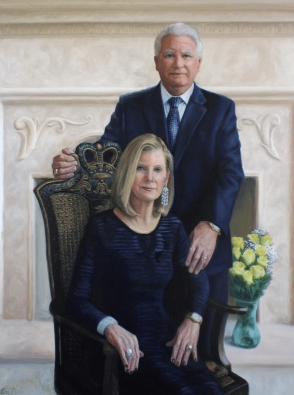 An oil painting by artist Lisa Bane.