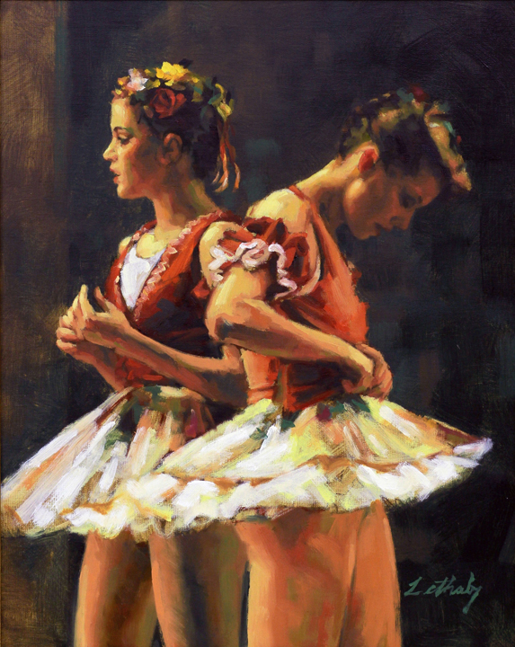 An oil painting by artist Brad Lethaby.