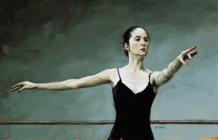 An oil painting by artist Brad Lethaby.