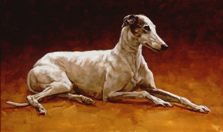 An oil painting by artist Brad Lethaby.