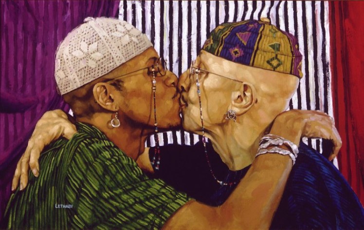 An oil painting by artist Brad Lethaby.