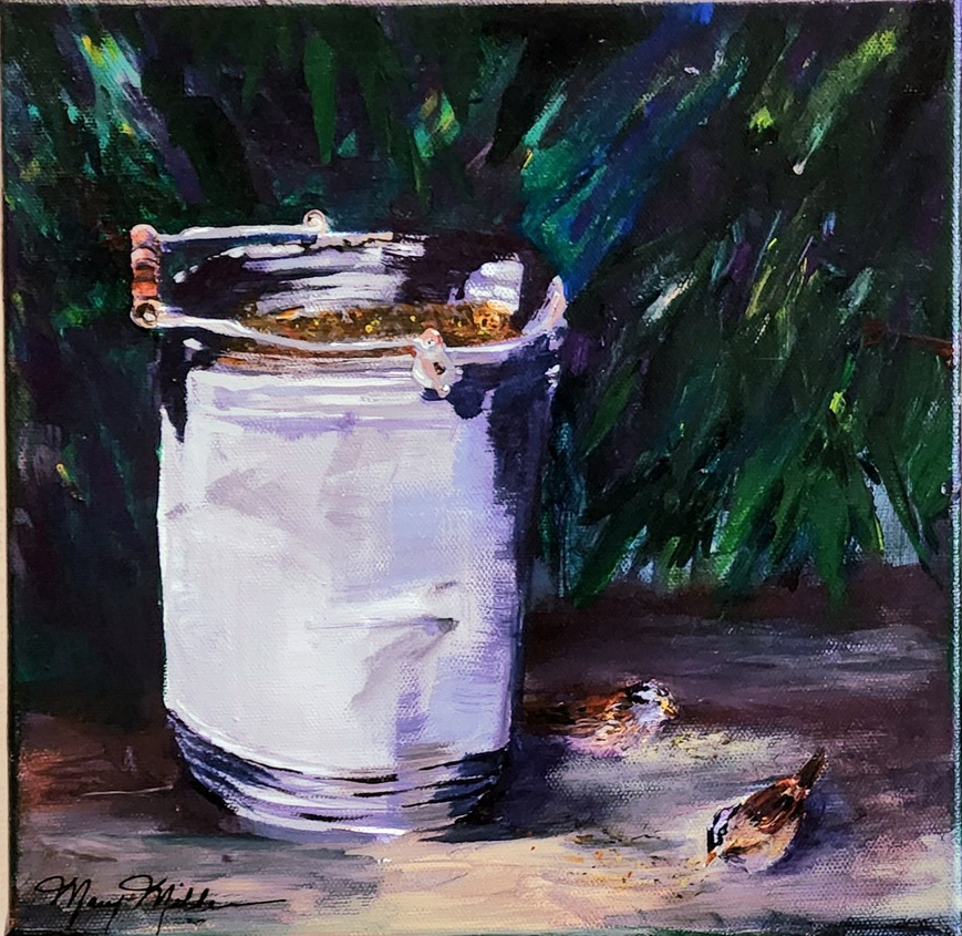 A painting by artist Mary Miller.