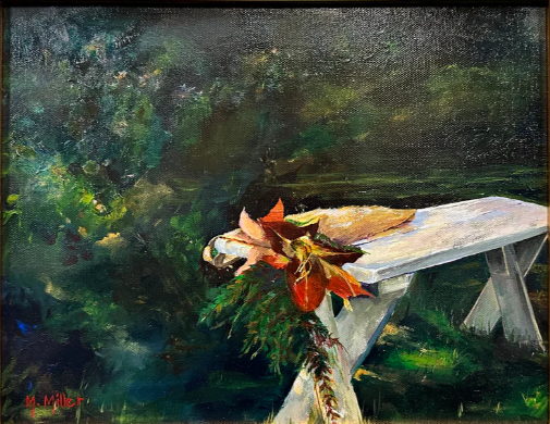 A painting by artist Mary Miller.